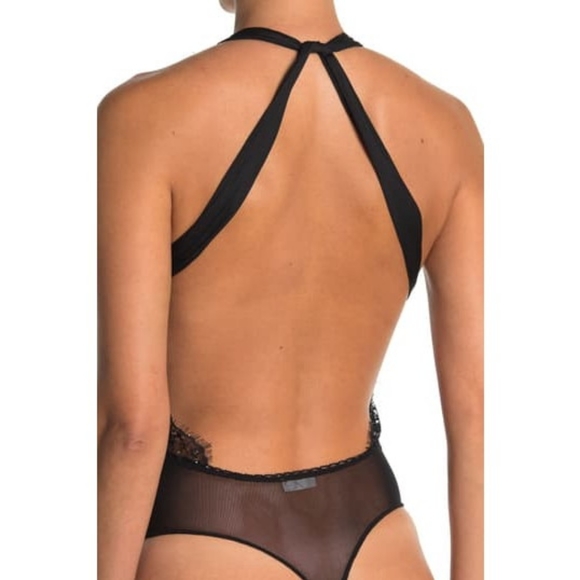 FREE PEOPLE Showoff Lace Bodysuit Womens Medium - Picture 7 of 8
